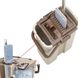 Самоотжимающаяся швабра с ведром в комплекте Scratch Cleaning Mop ∙ Швабра лентяйка с отжимом + 2 тряпки-микрофибры в наборе