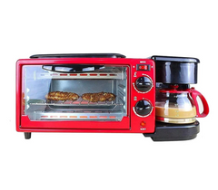 Електрична домашня піч – духовка RAF R.5308B 3 в 1 з кавоваркою та гриль-сковородою
