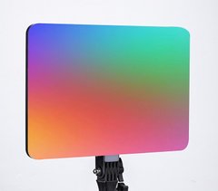 Студийный свет RGB LED-панель PM-26 со штативом · Видеосвет для фото, видео · Светодиодная LED лампа для съемок  