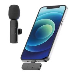 Бездротовий мікрофон – петличка К8 для iPhone Lightning · Петличний мікрофон для блогерів