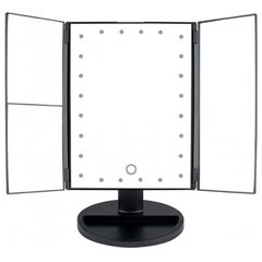 Косметичне дзеркало з LED підсвічуванням Magnifying Mirror/Трійне дзеркало - трильяж для макіяжу