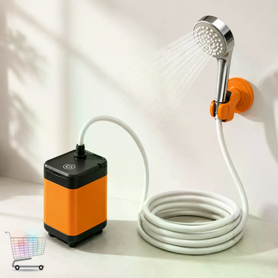 Компактный переносной душ с USB зарядкой Outdoor Shower 1402 ∙ Полевой душ с аккумулятором 7800 mAh для кемпинга