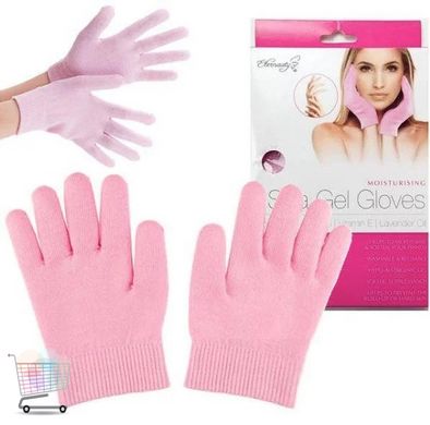 Косметичні зволожуючі SPA рукавички Spa Gel Gloves з маслом жожоба, екстрактом алое віра та вітаміном Е  ∙ Гелеві рукавички для догляду та зволоження шкіри рук