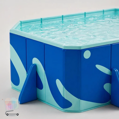 Портативный складной бассейн Pool 318&times;183&times;50 см KAR107 &bull; Просторный летний бассейн для детей и взрослых с лёгкой установкой