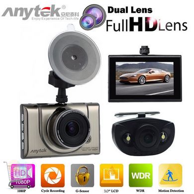 Anytek A100-H видеорегистратор автомобильный HDMI с двумя камерами PR5