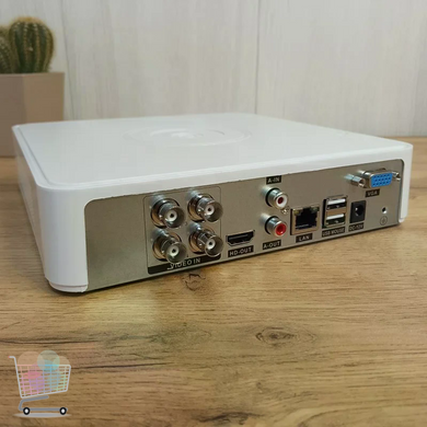 DVR комплект видеонаблюдения Full CCTV AHD 1080P белый &bull; Набор камер с видеорегистратором для охраны дома, магазина, офиса и склада