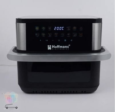Мультипечь Hoffmans HM-792 15 л &bull; Сенсорная аэрофритюрница-аэрогриль 2400 Вт с двумя ТЭНами и 14 программами