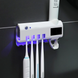 Автоматический дозатор - диспенсер зубной пасты Toothbrush sterilizer / УФ-стерилизатор / Держатель зубных щеток / Органайзер для ванной W-020