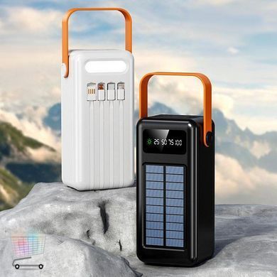 Сонячний повербанк YM-638 CX 100000 mAh з 4 USB і ліхтарем &bull; Зовнішній акумулятор Power Bank YM-638 CX для телефону із сонячною панеллю