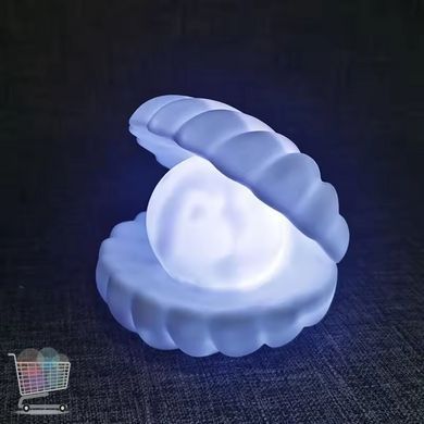 Светильник &ndash; ночник Ракушка с жемчужиной Perl Light &middot; LED светильник прикроватный настольный с USB зарядкой