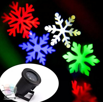 Лазерный проектор Led Strahler Schneeflocke Z2 лазерная подсветка для дома CG04 PR4