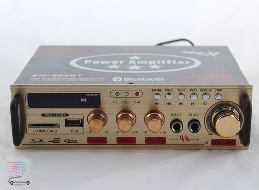 Домашний стерео-усилитель мощности звука AMP 802 BT