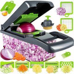 Терка &ndash; овочерізка Nicer Dicer 25 предметів &middot; Мультислайсер з насадками для подрібнення, нарізки, шатківниці овочів та фруктів