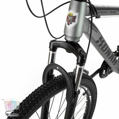 Велосипед горный Konar KS-26″17 стальной Серый / Красный / Черный