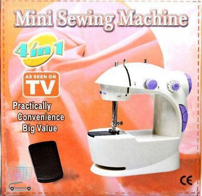 Компактна швейна машина Mini Sewing Machine SM-202A 4 в 1