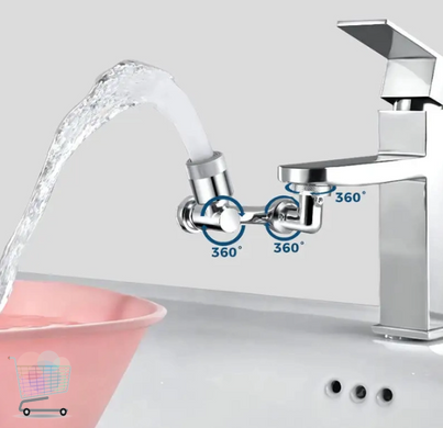 Насадка на кран Faucet splash head Поворотна головка – аератор для змішувача Поворотна головка на 1080 градусів з 2 режимами