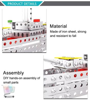 Дитячий конструктор Корабель X688-1 · Металевий гвинтовий конструктор · Модель корабля, 246 деталей