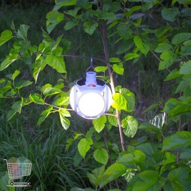 Лампа мобільна бездротова для аварійної зарядки на сонячній батареї Magic Cool Camping Light ∙ Аварійна лампа ∙ Аварійне світло ∙ Лампа для кемпінгу, туризму, дачі