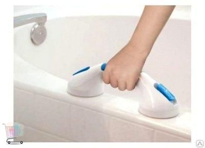 Портативная ручка Helping Handle с вакуумными присосками / Поручень для ванной комнаты
