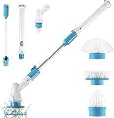 Багатофункціональна акумуляторна щітка 5в1 ELECTRIC SPIN SCRUBBER для прибирання ∙ Універсальна електрощітка ELECTRIC SPIN SCRUBBER MA-1 для підлоги та плитки