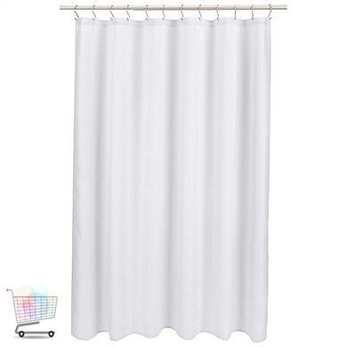 Шторка та килимок для ванної Shower curtain 2 в 1 Комплект завіска-штора (180*180см) + килимок (40*60см)