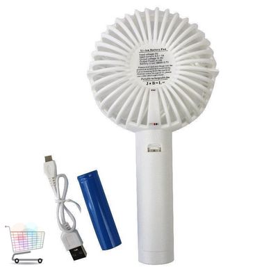 Портативный ручной вентилятор, настольный складной мини вентилятор от USB на аккумуляторе Fan