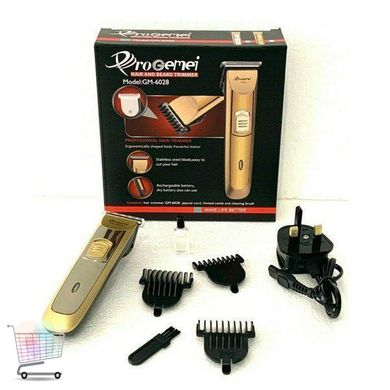 Профессиональная машинка для стрижки волос Gemei GM-6028 | триммер для волос CG21 PR2