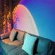 Лампа RGB Sunset Lamp з ефектом заходу сонця / світанку ∙ Проекційний USB світильник Rainbow Modern Bedroom