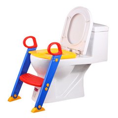 Детское сидение на унитаз со ступенькой и поручнями Childr Toilet ∙ Детский туалет с ручками на стульчак туалета