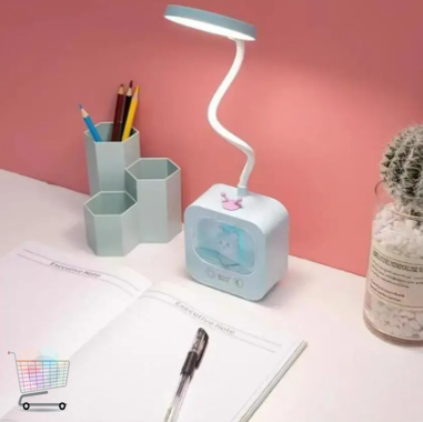 Функциональная LED-лампа с аккумулятором ∙ Настольная светодиодная лампа Teddy Bear с подсветкой и гибкой ножкой