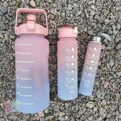 Комплект пляшок для спорту &middot; Спортивні пляшки для води 3 в 1 (2л, 0,9л, 0,5л)