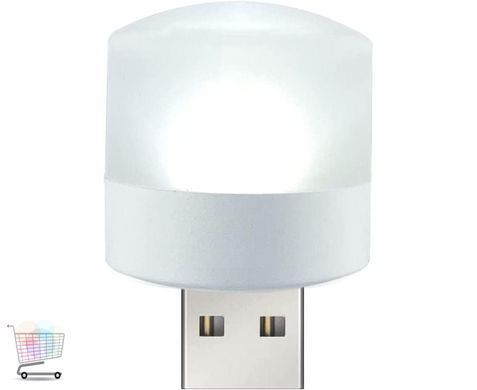 Компактна світлодіодна лампа-ліхтар USB LED LAMP 1W 6000K &bull; Світлодіодна міні-лампа USB з живленням від Power Bank або ноутбука 1W 6000K