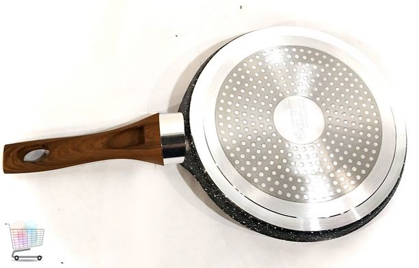 Сковорода блинная с антипригарным мраморным покрытием Benson BN-528 24 см