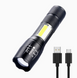 Компактный ручной фонарь BAILONG BL-29-T6 для дома и туризма ∙ LED фонарь с USB-зарядкой BL-29-T6