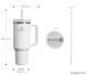 Stanley Quencher H2.0 FlowState 1,18 л &bull; Большая термокружка с трубочкой и крышкой 3-в-1