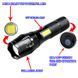 Компактный ручной фонарь BAILONG BL-29-T6 для дома и туризма ∙ LED фонарь с USB-зарядкой BL-29-T6