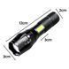 Компактный ручной фонарь BAILONG BL-29-T6 для дома и туризма ∙ LED фонарь с USB-зарядкой BL-29-T6