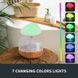 Краплинний зволожувач повітря з ефектом дощу Rainy Mushroom Аромадифузор з нічником – світильником з підсвічуванням на 7 кольорів