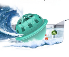 Портативная стиральная мини машинка Ocean wave division · Ультразвуковая волнообразная моечная машина для стирки вещей и мытья посуды