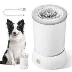 Електрична лапомийка для собак PET FOOT WASH з силіконовими щетинками &middot; Автоматична склянка для чищення лап тварин від бруду &middot; USB зарядка