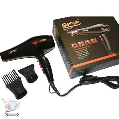 Профессиональный мощный фен для волос Gemei GM-1767 3000W