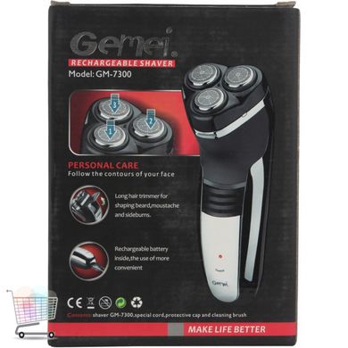 Мужская электрическая бритва для лица / Электробритва GEMEI GM 7300