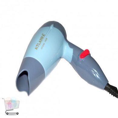 Фен дорожный складной для сушки и укладки волос Hair Dryer Atlanfa AT-6702, 1500 Вт
