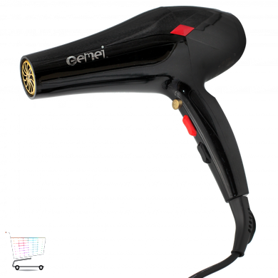 Профессиональный мощный фен для волос Gemei GM-1767 3000W
