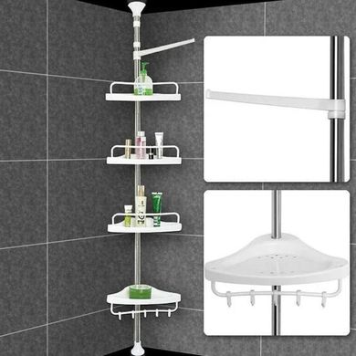 Угловая полка для ванной комнаты раздвижная Multi Corner Shelf GY-188