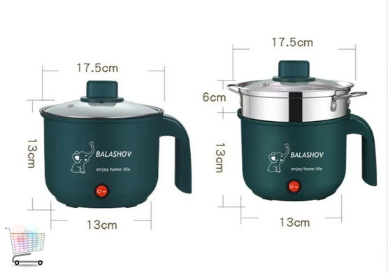 Рисоварка - пароварка Rice Cooker Скоровая электрическая паровая многофункциональная кастрюля