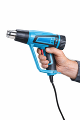 Строительный фен Hot Air Gun X512 1600W &bull; Промышленный термофен с 4 насадками для пайки, снятия краски и термоусадки