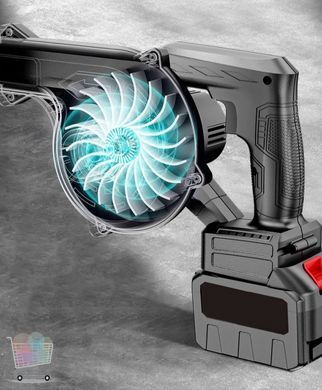 Воздуходувка &ndash; пылесос портативный аккумуляторный BLOWER Беспроводной Обдув и Всасывание 2 в 1 48V