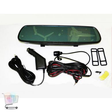 Видеорегистратор-зеркало DVR 138W с камерой заднего вида: двойная защита на дороге