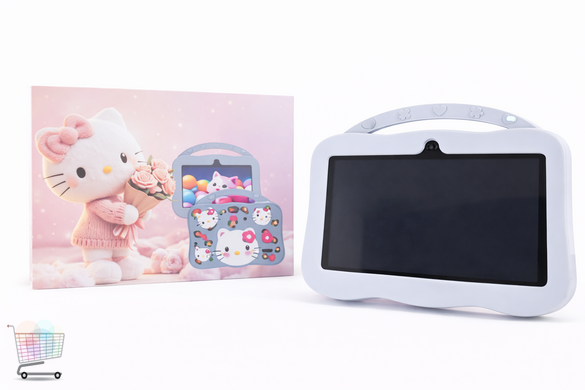 Дитячий планшет G123 Hello Kitty 7" на Android з Wi-Fi &bull; Дитячий навчальний планшет для ігор, мультфільмів, застосунків і повсякденного використання